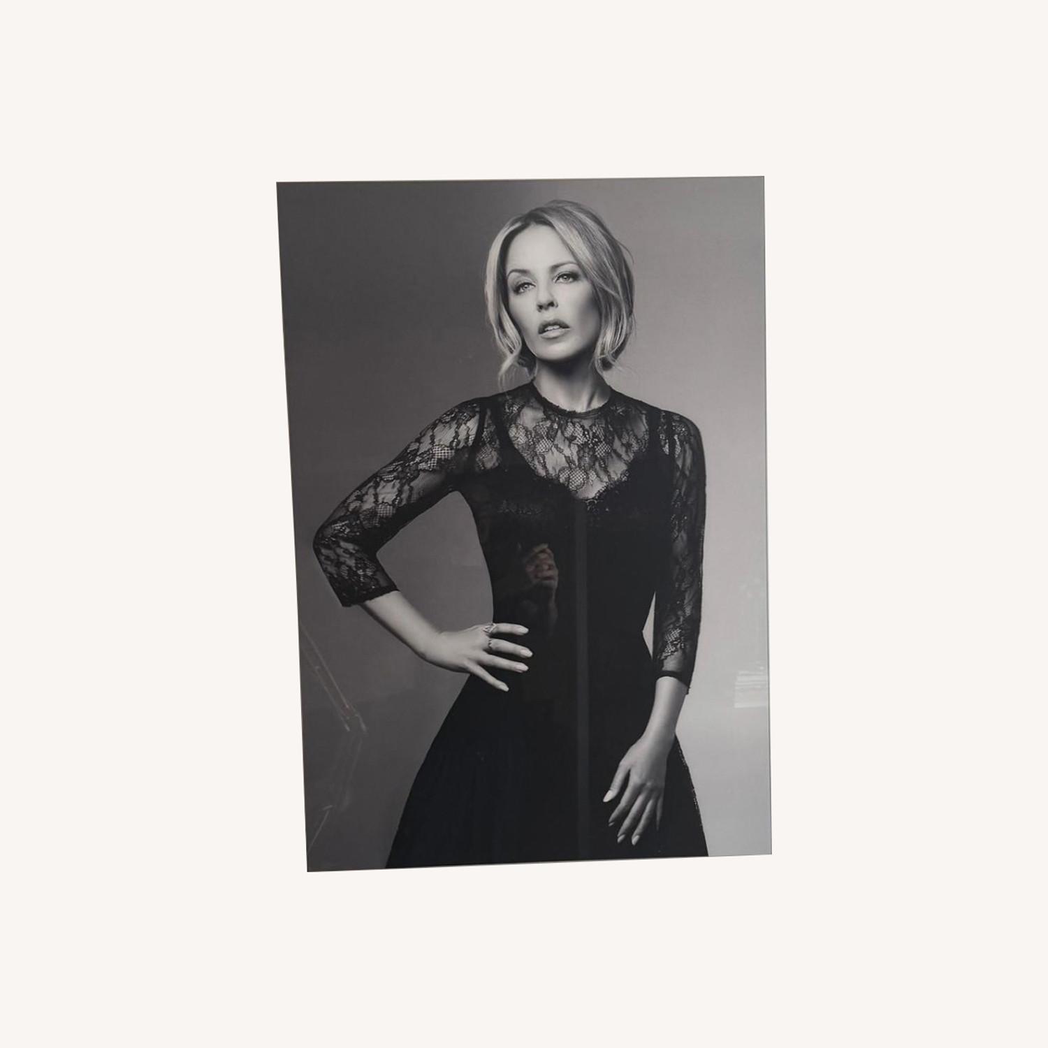Kylie Minogue Portrait – Plexiglass with Dibond - image-0