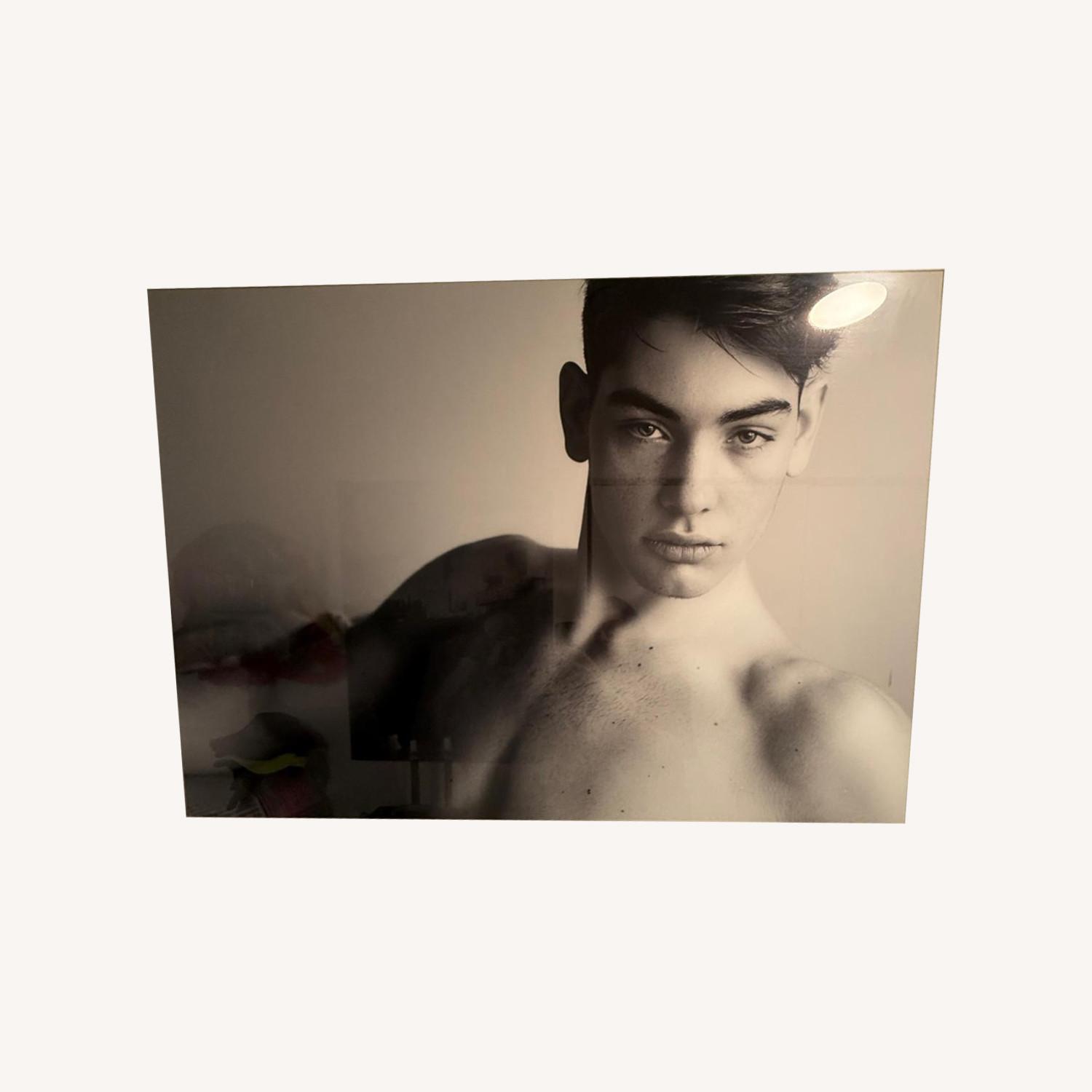 Black & White Portrait of Male Model - image-0