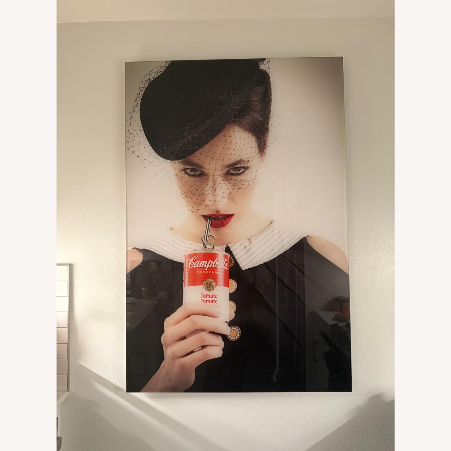 Pop Art Portrait – Woman with Campbell’s Soup Can - image-1