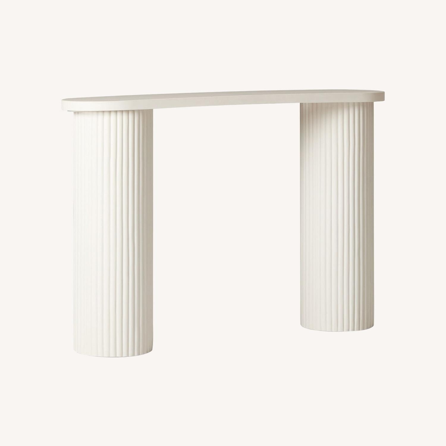 West Elm Fluted Console Table (48") - image-0