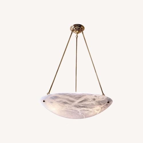 Used Alabaster Bowl [18"] Pendant for sale on AptDeco