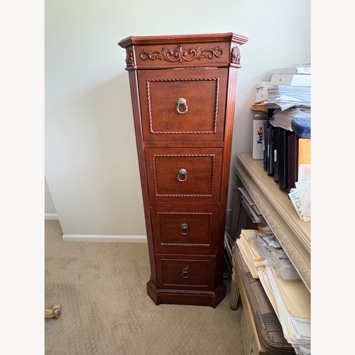Used 4 Drawer Decorative Filing Cabinet  for sale on AptDeco