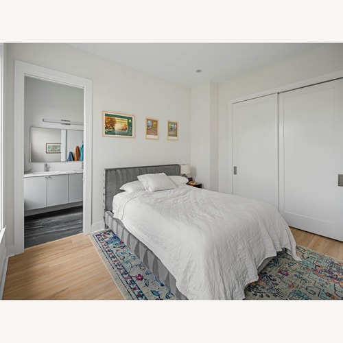 Used Saatva Santorini Queen Bed for sale on AptDeco