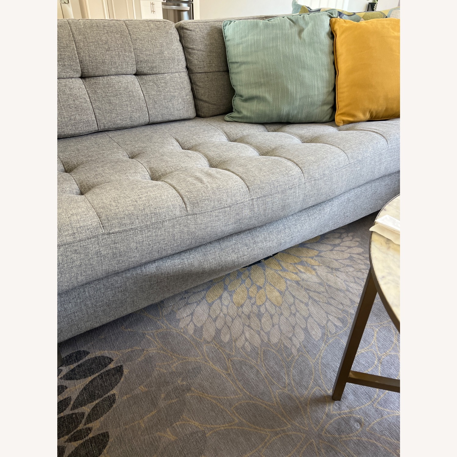 CB2 Ditto II Grey Sectional Sofa - image-3