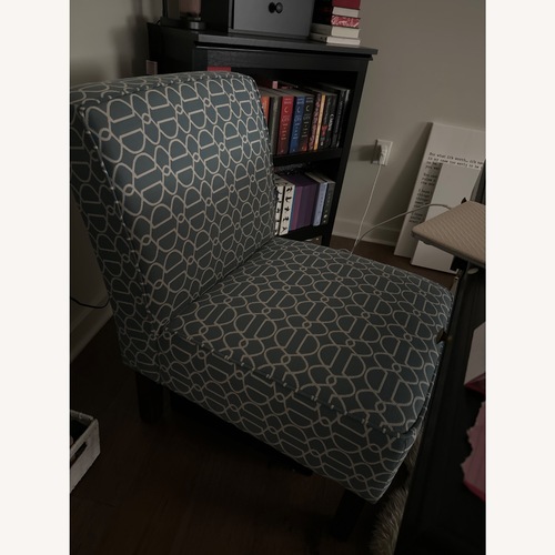 Used Light Blue Accent Chair for sale on AptDeco