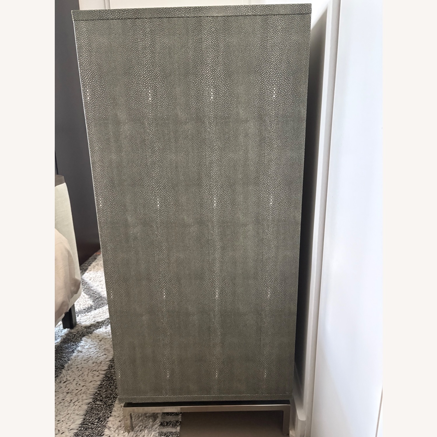 CB2 Shagreen Embossed Tall Chest - image-2
