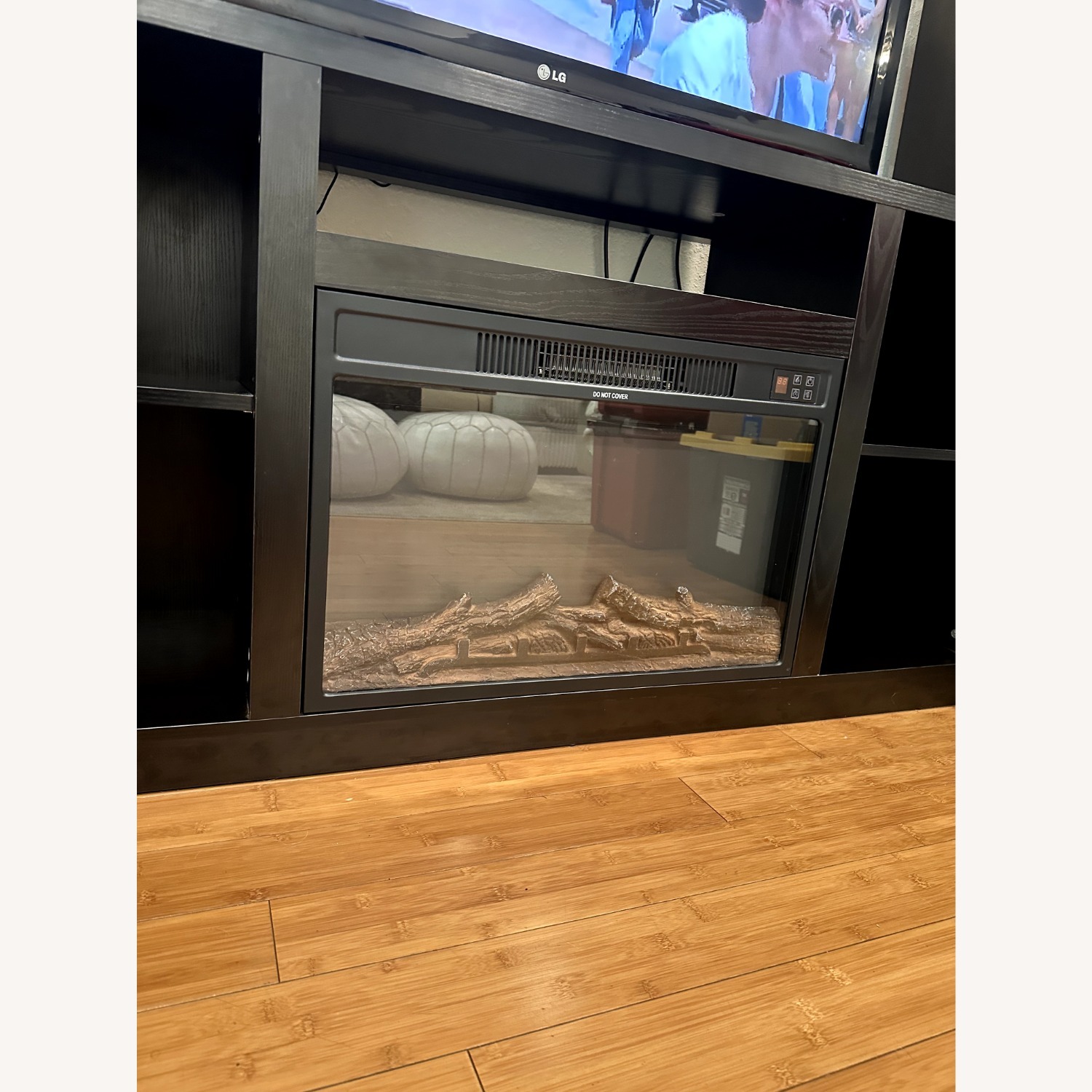 TV Media Console with Electric Fireplace - image-2