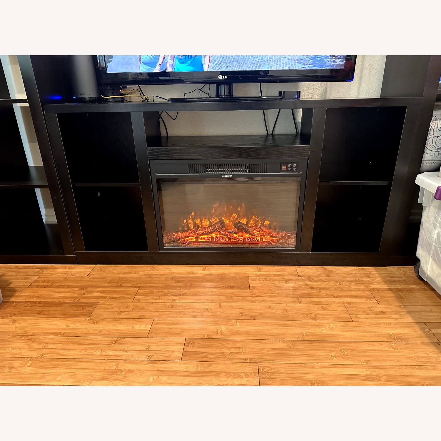 TV Media Console with Electric Fireplace - image-3