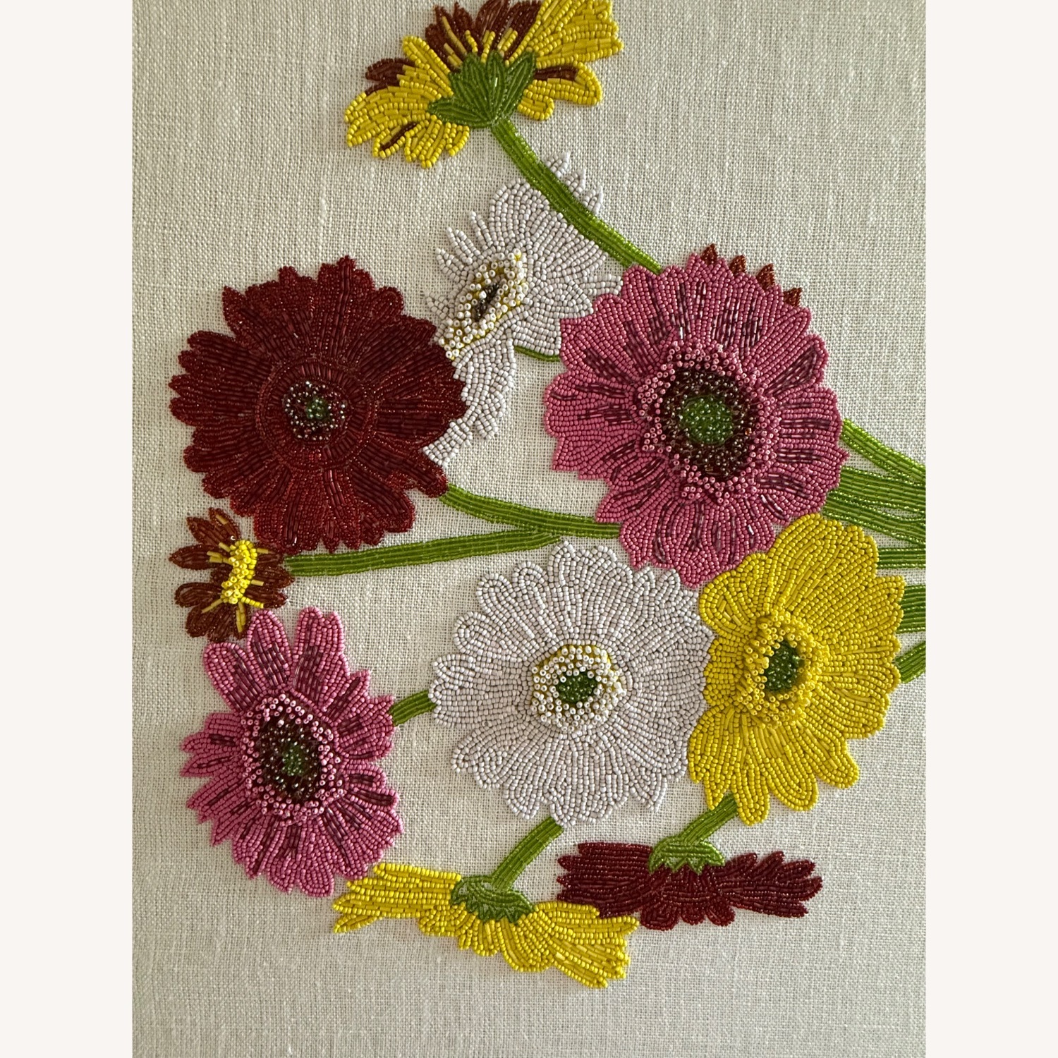 Jonathan Adler Beaded Flower Gun Wall Art - image-3