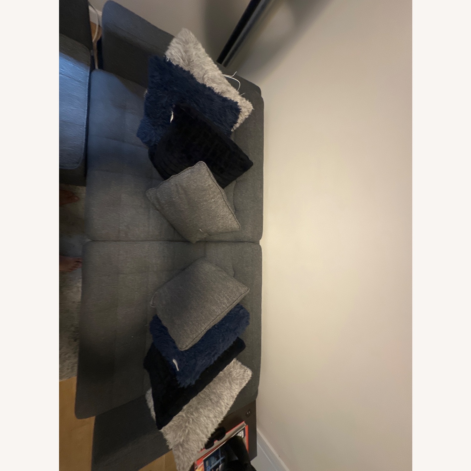 IKEA MORABO Dark Grey Sofa - image-3