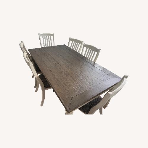 Used Bolanburg Dining Table and 6 Chairs for sale on AptDeco