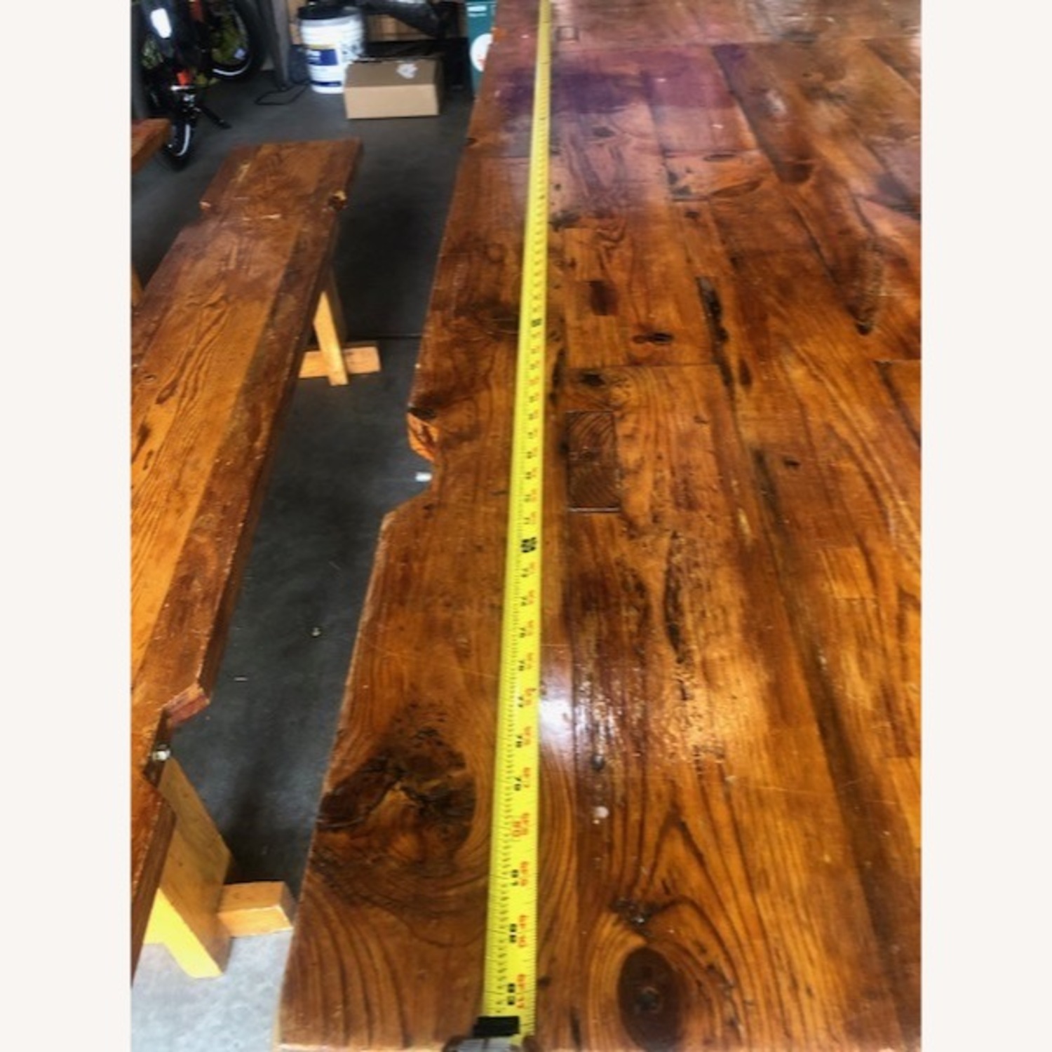 Rare Jim Skalski Table with Benches - image-3