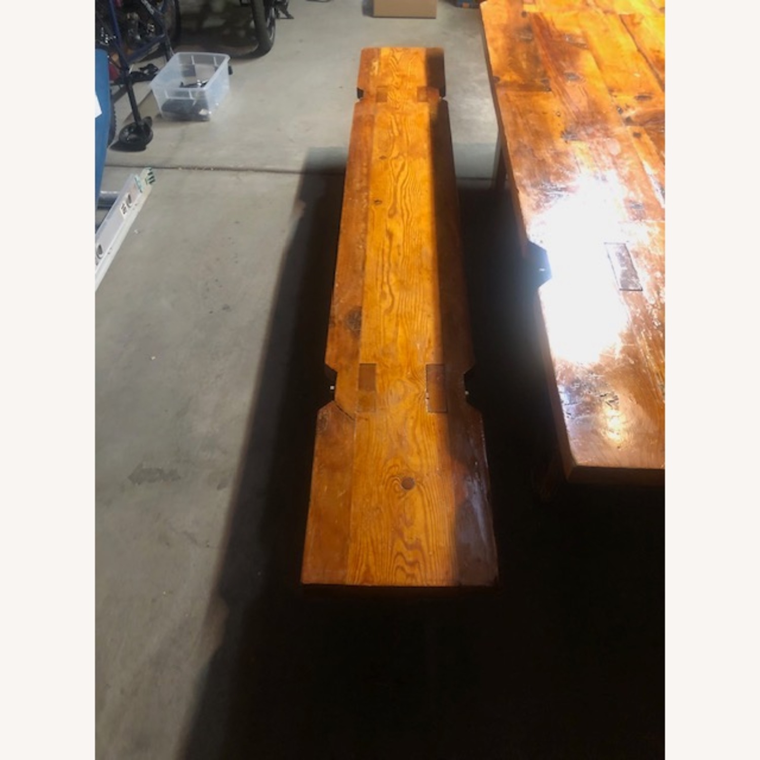 Rare Jim Skalski Table with Benches - image-8