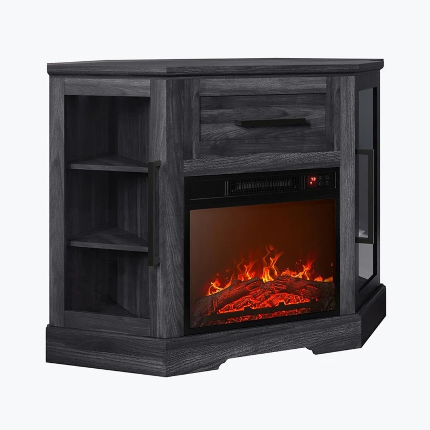 Corner Fireplace TV Stand - image-5
