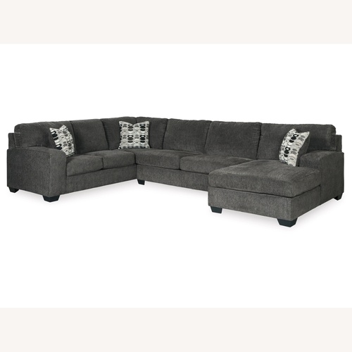 Used Ashley Furniture Ballinasloe 3-Piece Sectional with Chaise for sale on AptDeco