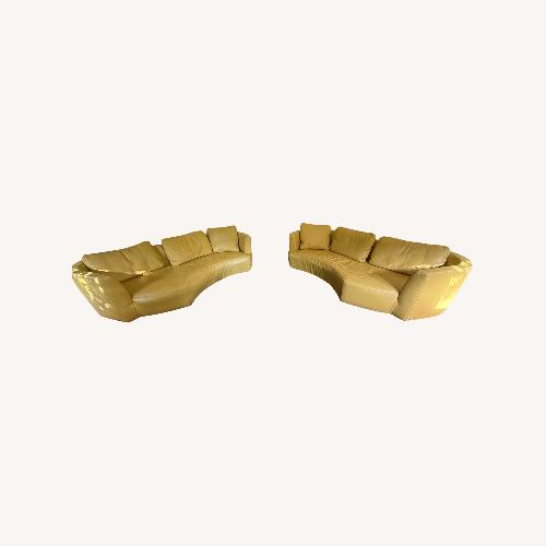 Used Roche Bobois Digital Curved Sofa for sale on AptDeco