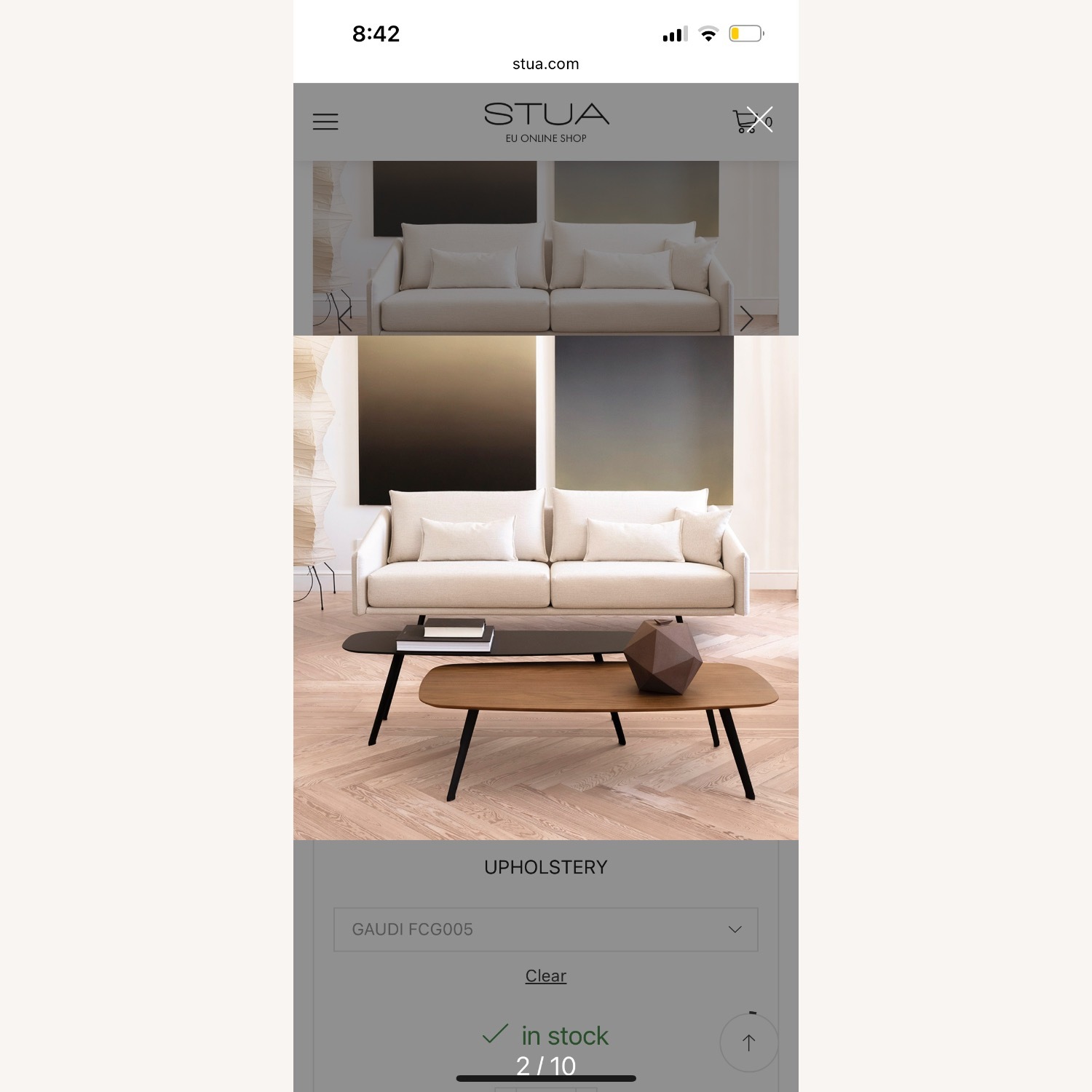 STUA Designer Sofa - image-1