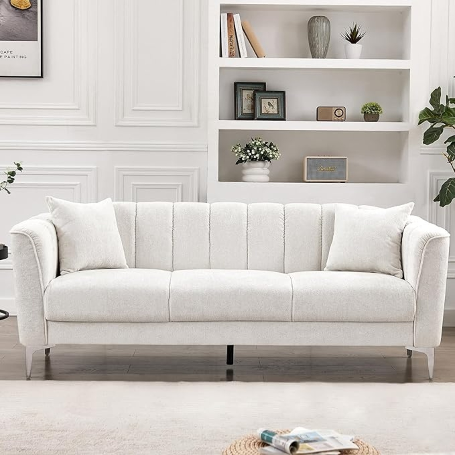 HOSTACK 77" Sofa, Modern Sofa Couch with Deep Seats - image-7