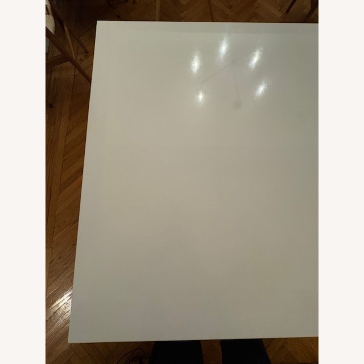 CB2 Aqua Virgo 72" Rectangular White Dining Table - image-3