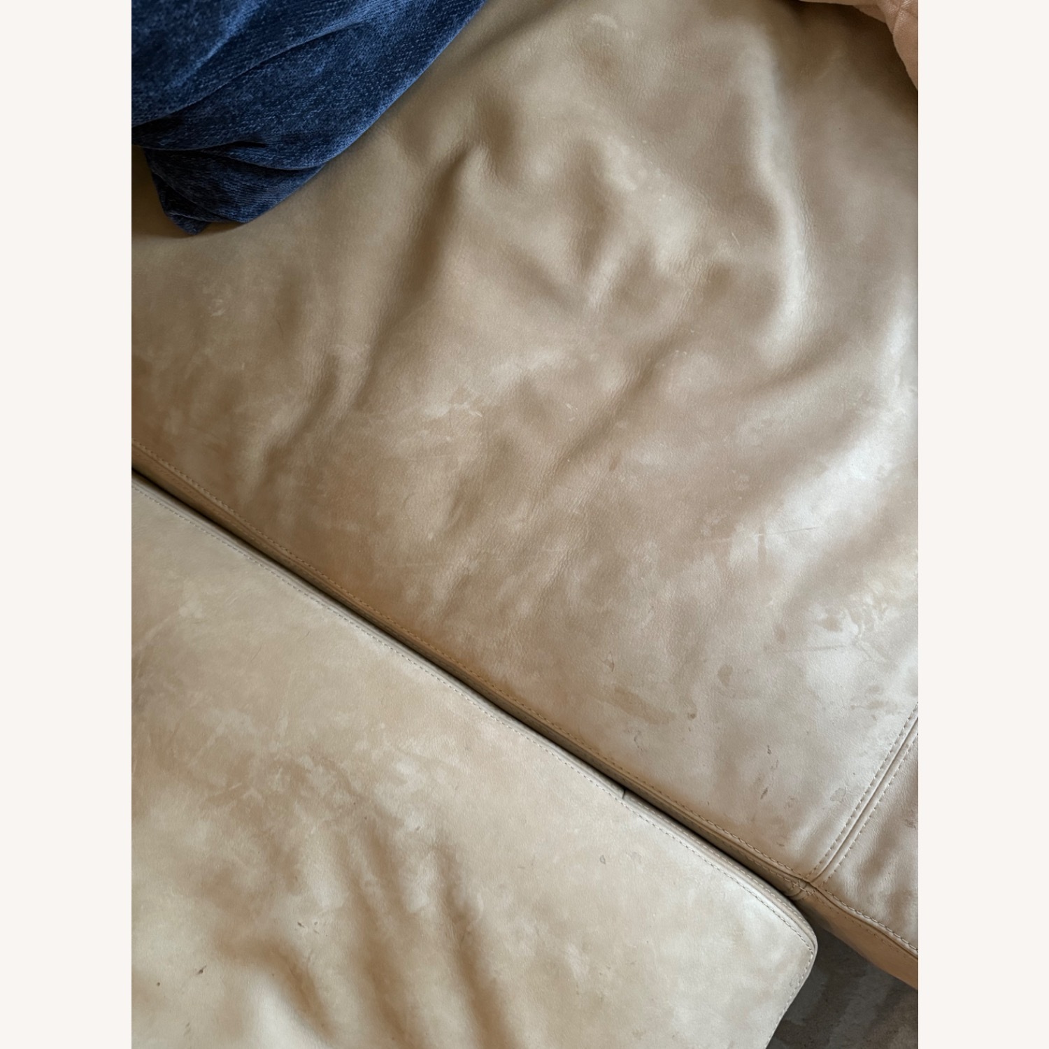 Pottery Barn Camel Leather Turner Sectional - image-4