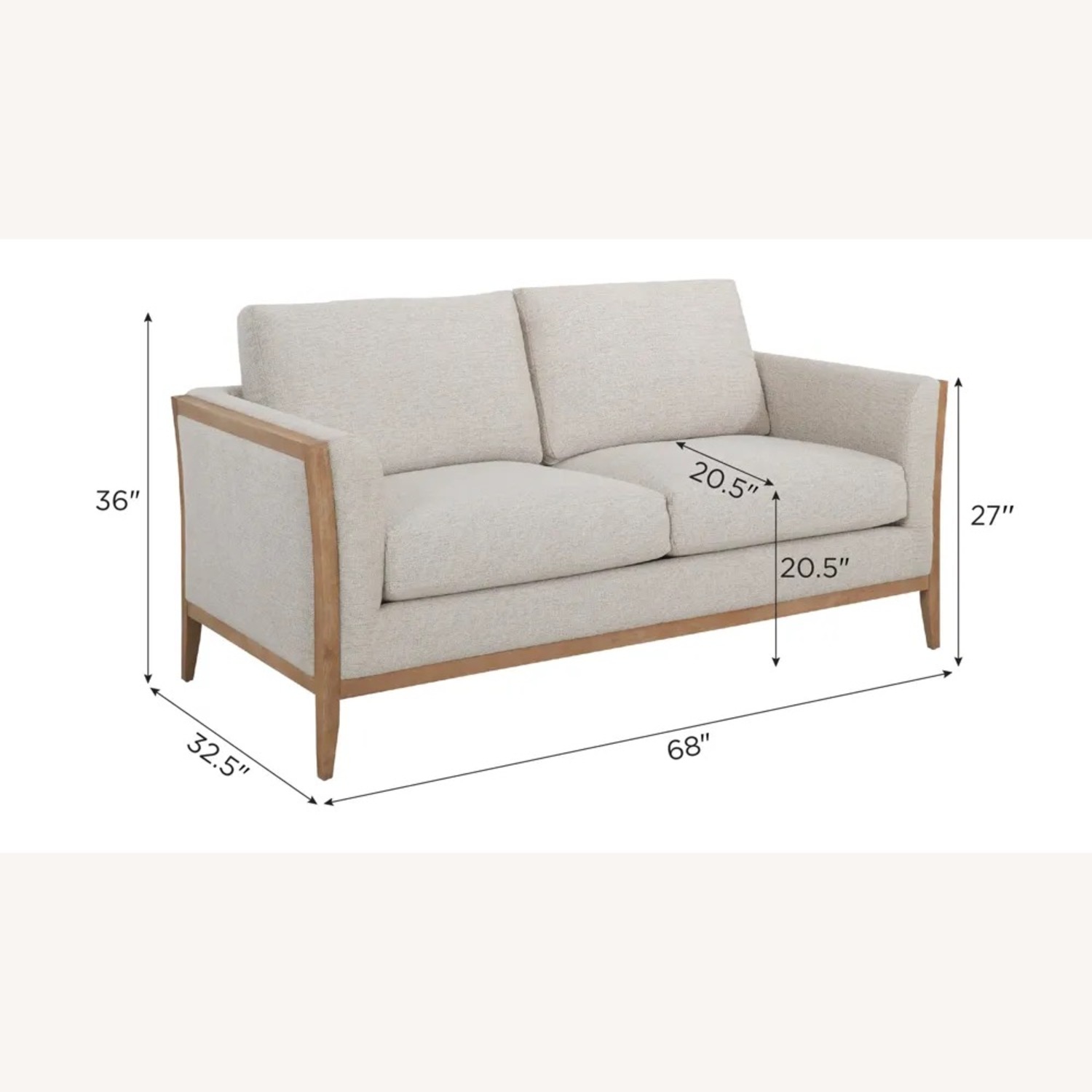 Raymour & Flanigan Merino Loveseat - image-2