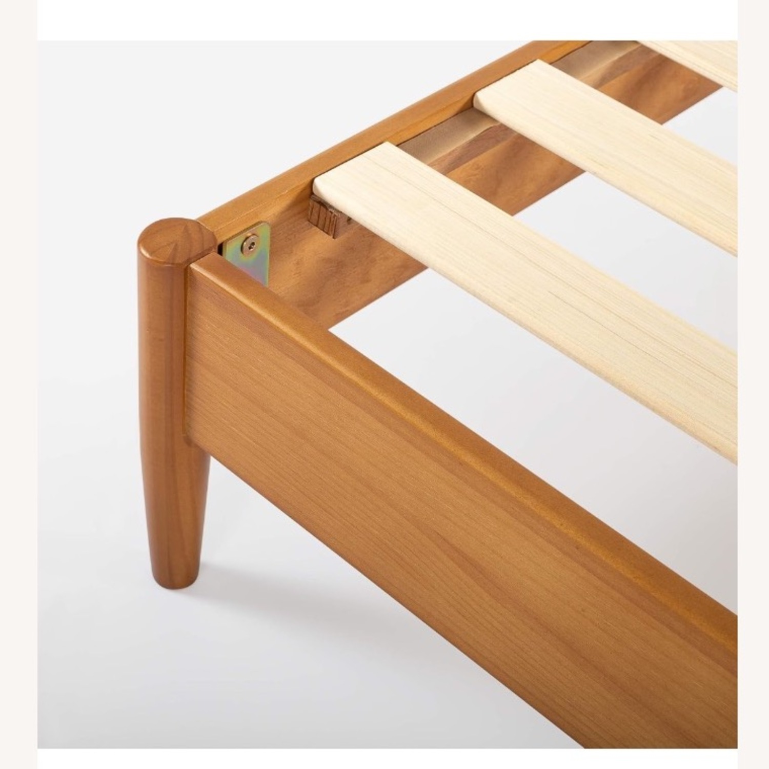 Midcentury Wood Bedframe - image-3