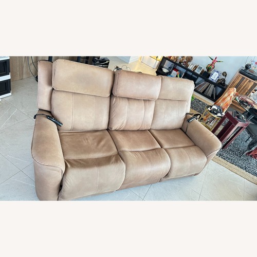 Used Living Spaces Power Zero Gravity Reclining Sofa  for sale on AptDeco