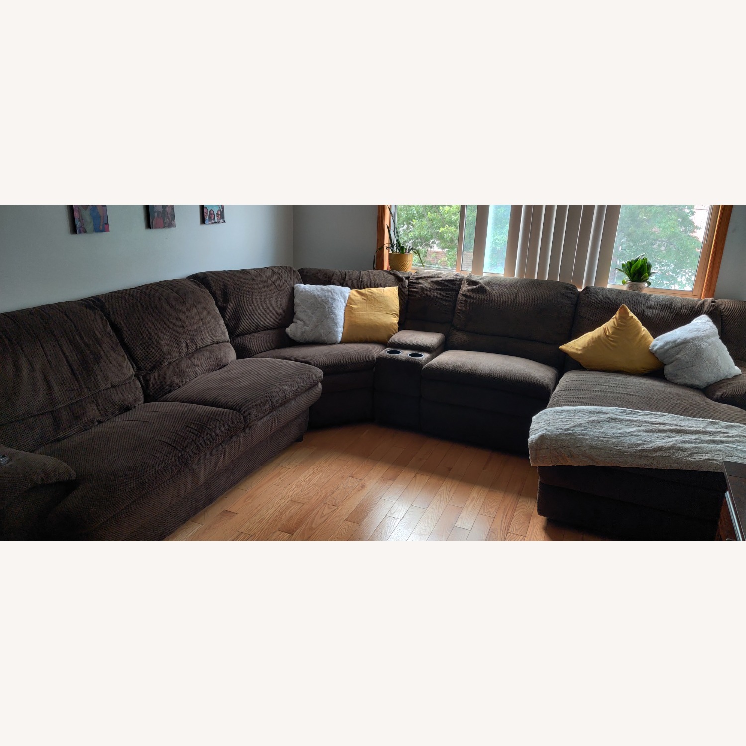 Brown 6 piece Sectional - image-2