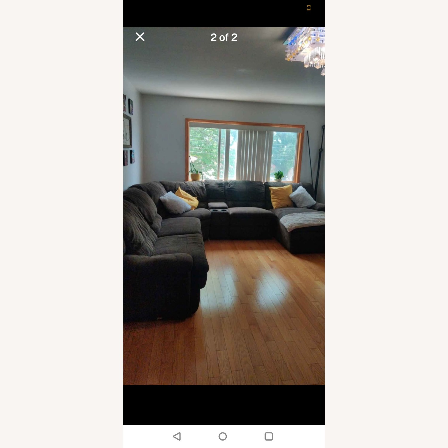 Brown 6 piece Sectional - image-1