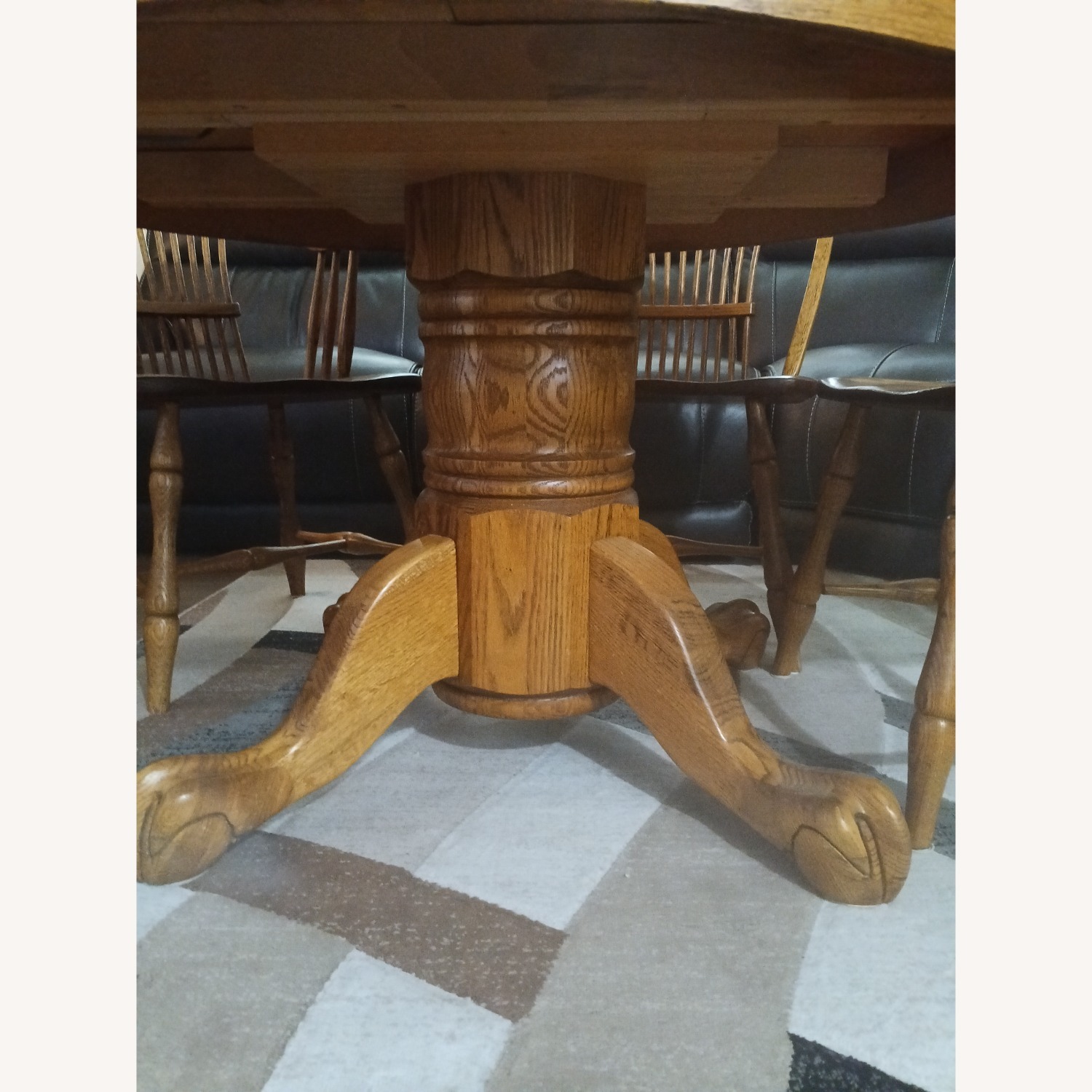 Amish Tiger Claw Foot Table - image-2