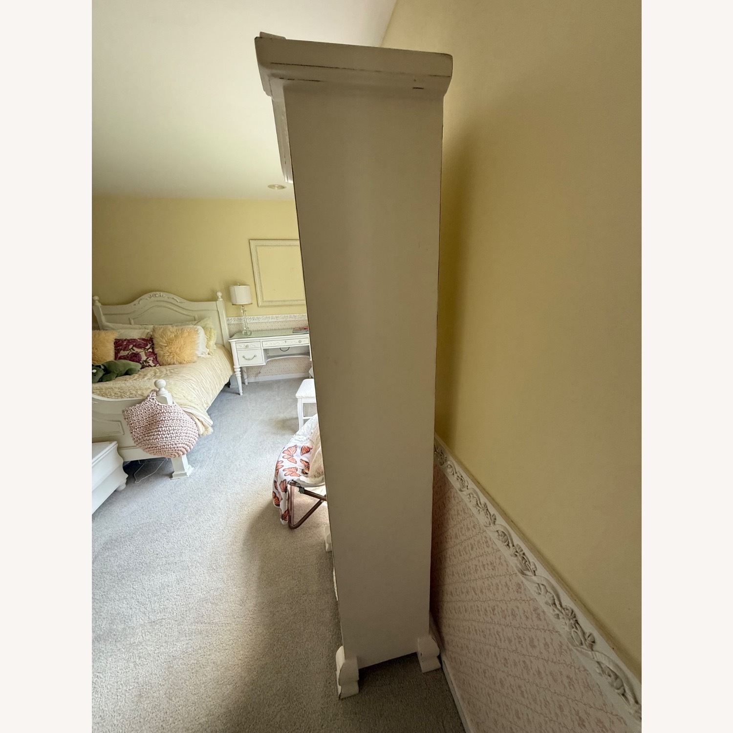 White Wood Bookshelf - image-3