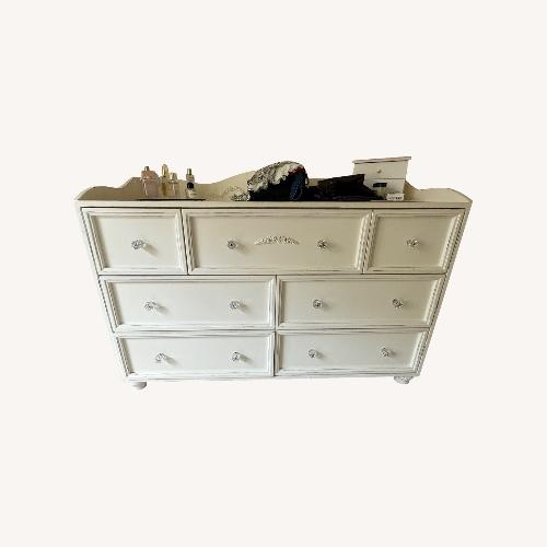 Used White Wood Dresser for sale on AptDeco
