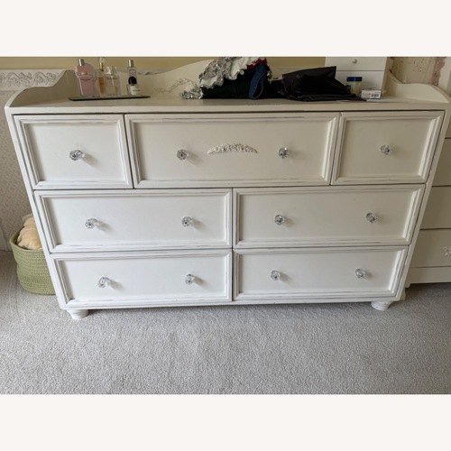 Used White Wood Dresser for sale on AptDeco
