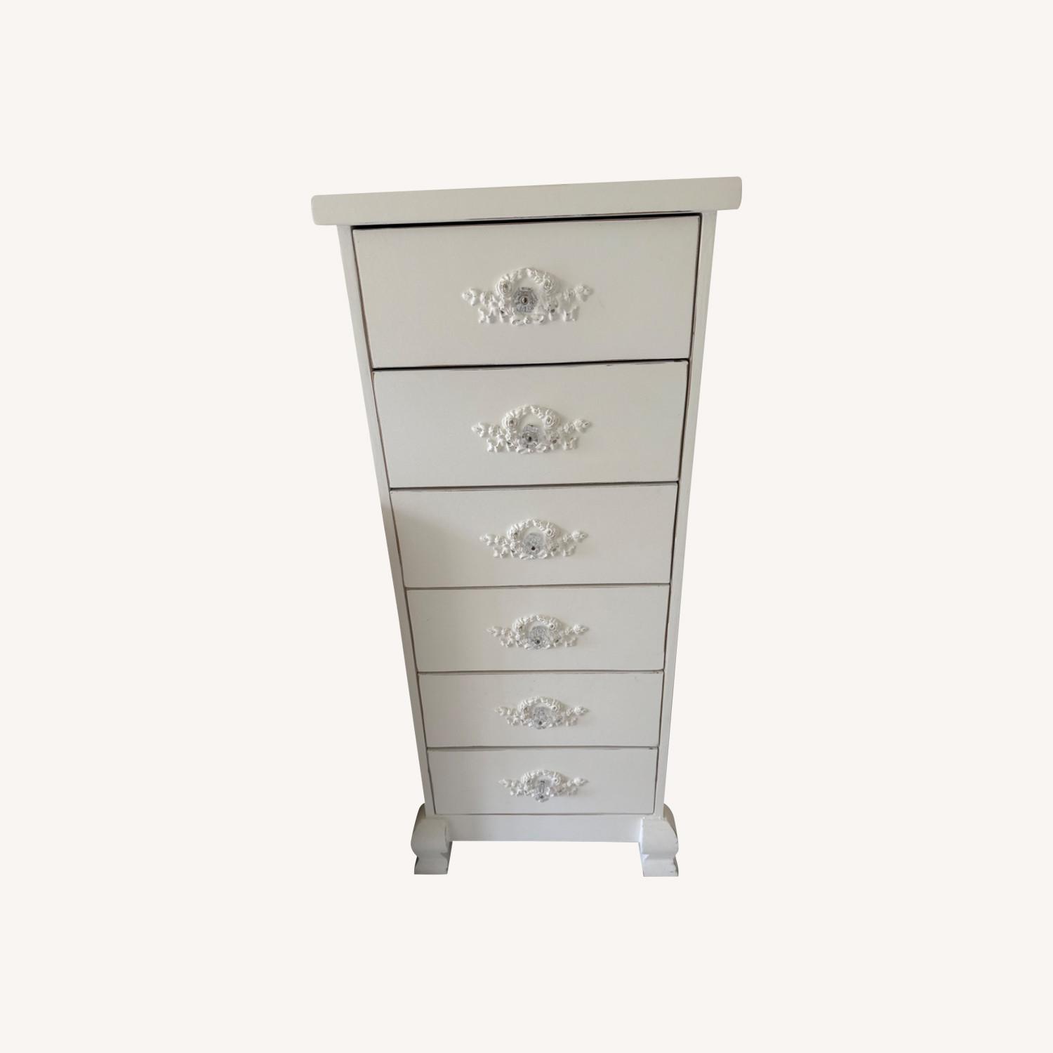 White Wood Dresser - image-0