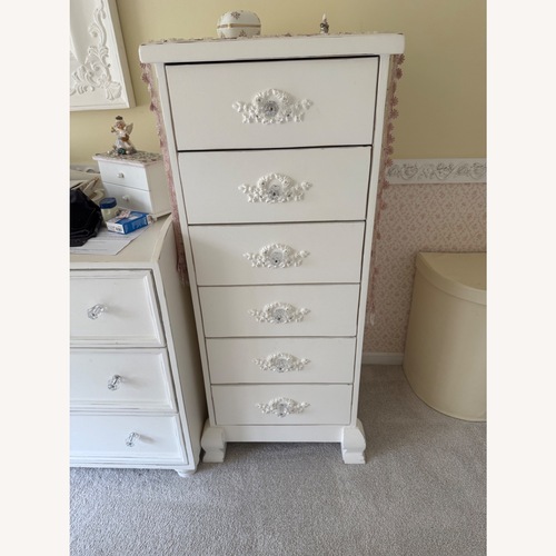 Used White Wood Dresser for sale on AptDeco