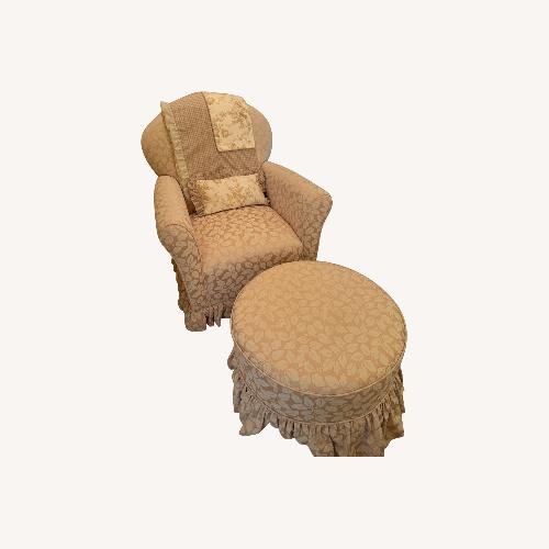 Used Chair and Ottoman for sale on AptDeco