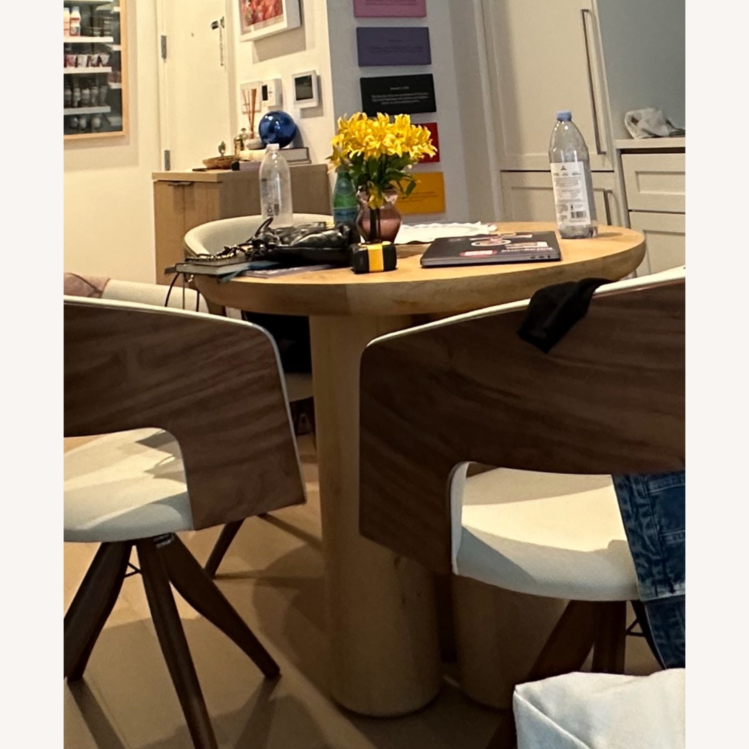 RH Oslo Cylinder Round Dining Table - image-2