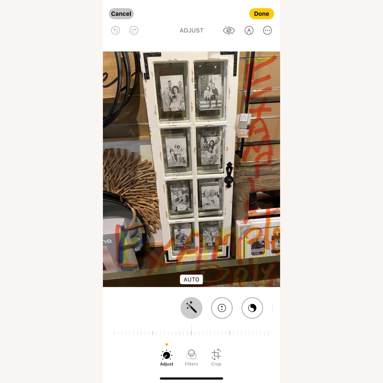 Set Antique Picture Frame Cabinet Windows Chic - image-0