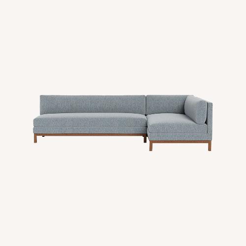 Used Interior Define Jasper Light Grey Chaise  for sale on AptDeco