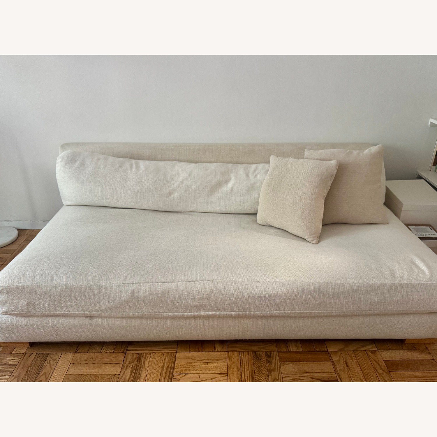 CB2 Piazza 81 Sofa in Natural Fabric - image-0
