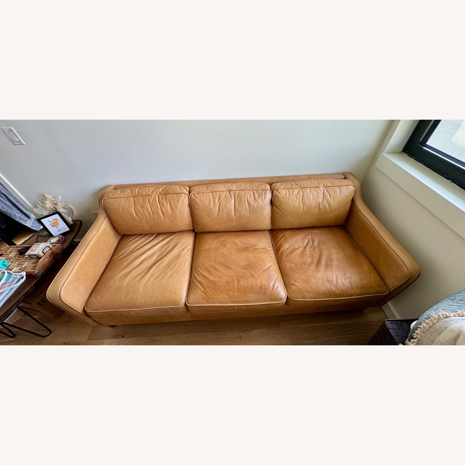 West Elm Hamilton 81" Sofa, Charme Leather - image-4