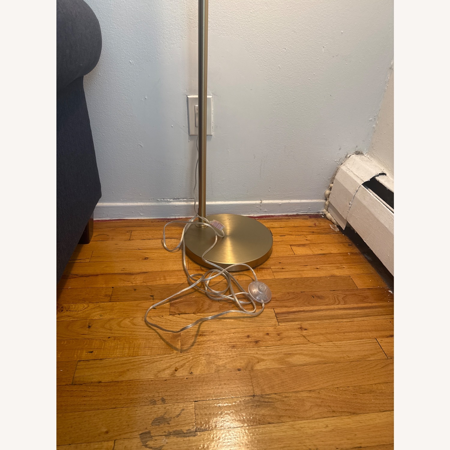 West Elm Brass Floor Lamp - image-4