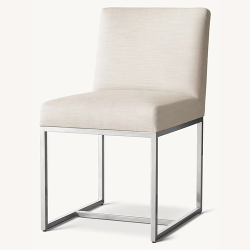 Used RH Emery Fabric Dining Side Chairs for sale on AptDeco