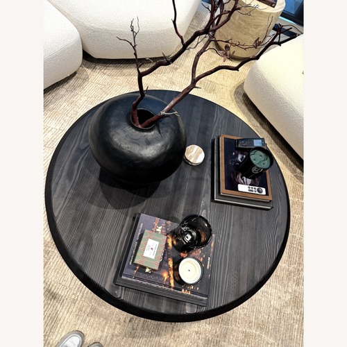 Used RH Leon Round Coffee Table for sale on AptDeco
