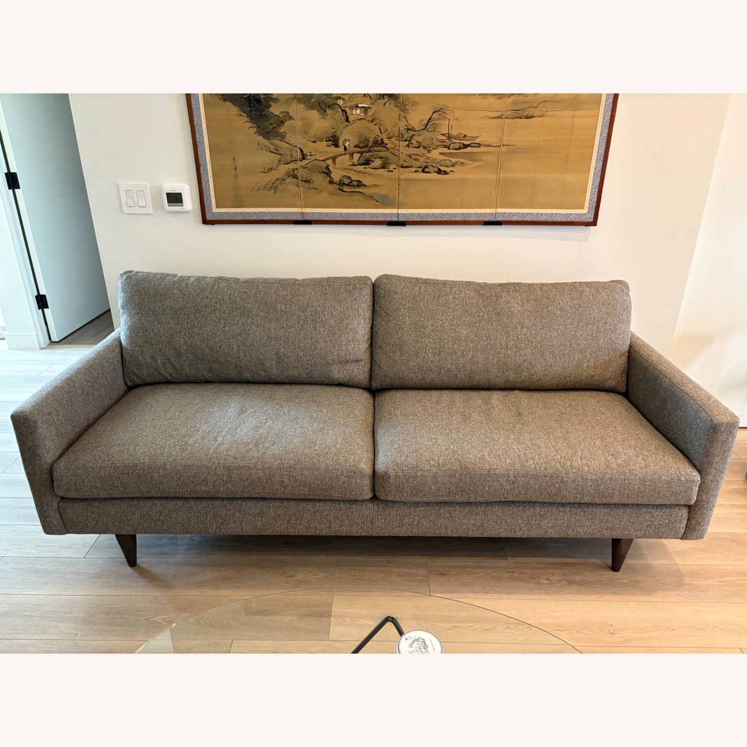 Room & Board Dark Grey Tepic 86" Jasper Sofa - image-3