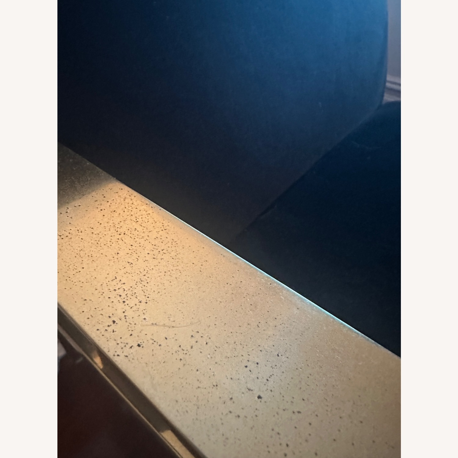 CB2 Cue Black Velvet Armchair - image-4