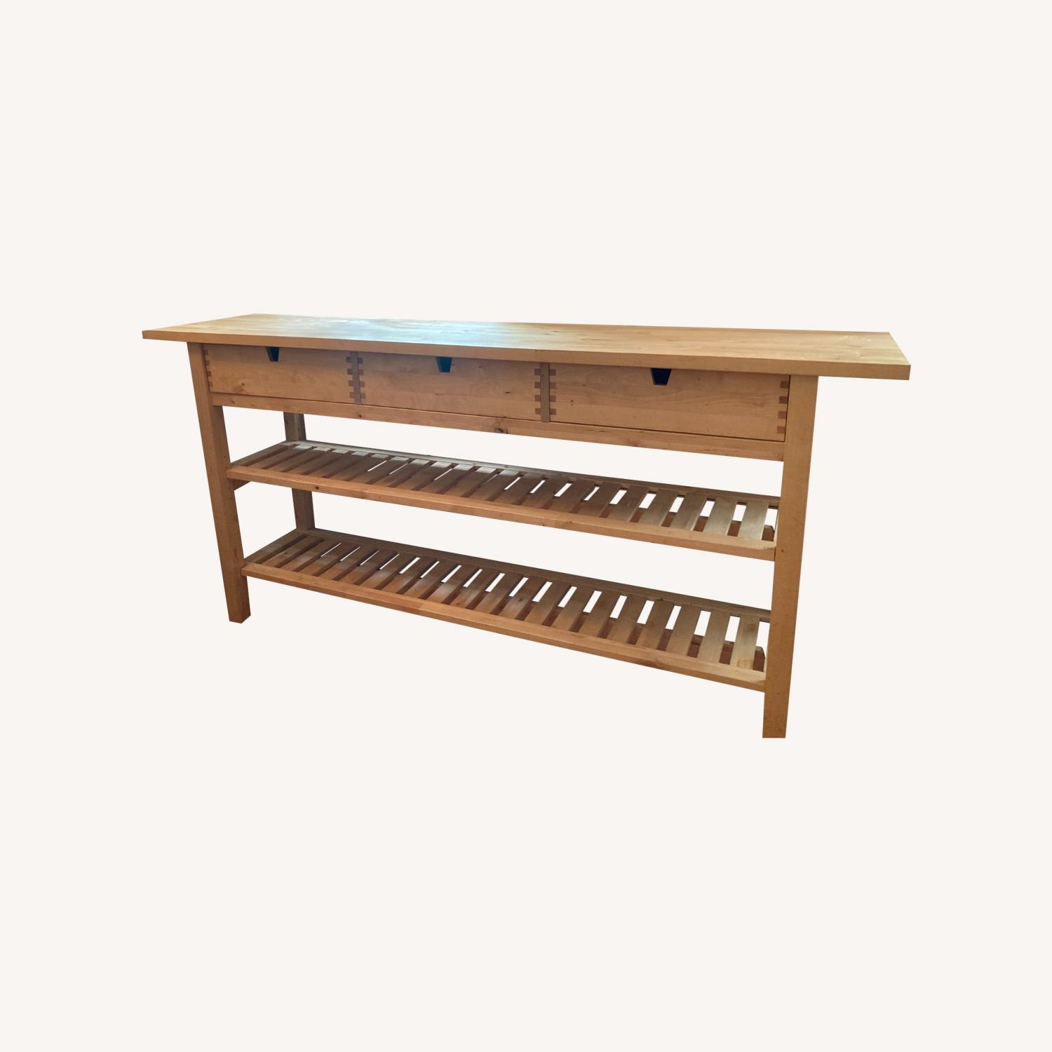 IKEA NORDEN 3 Drawer Kitchen Island - AptDeco