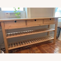 IKEA NORDEN 3 Drawer Kitchen Island - AptDeco