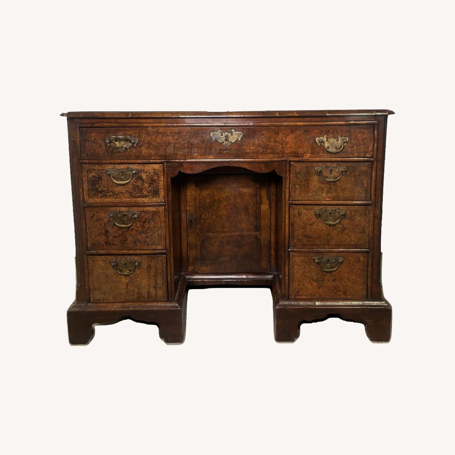 Lady's Dressing Table Kneehole Desk - image-0