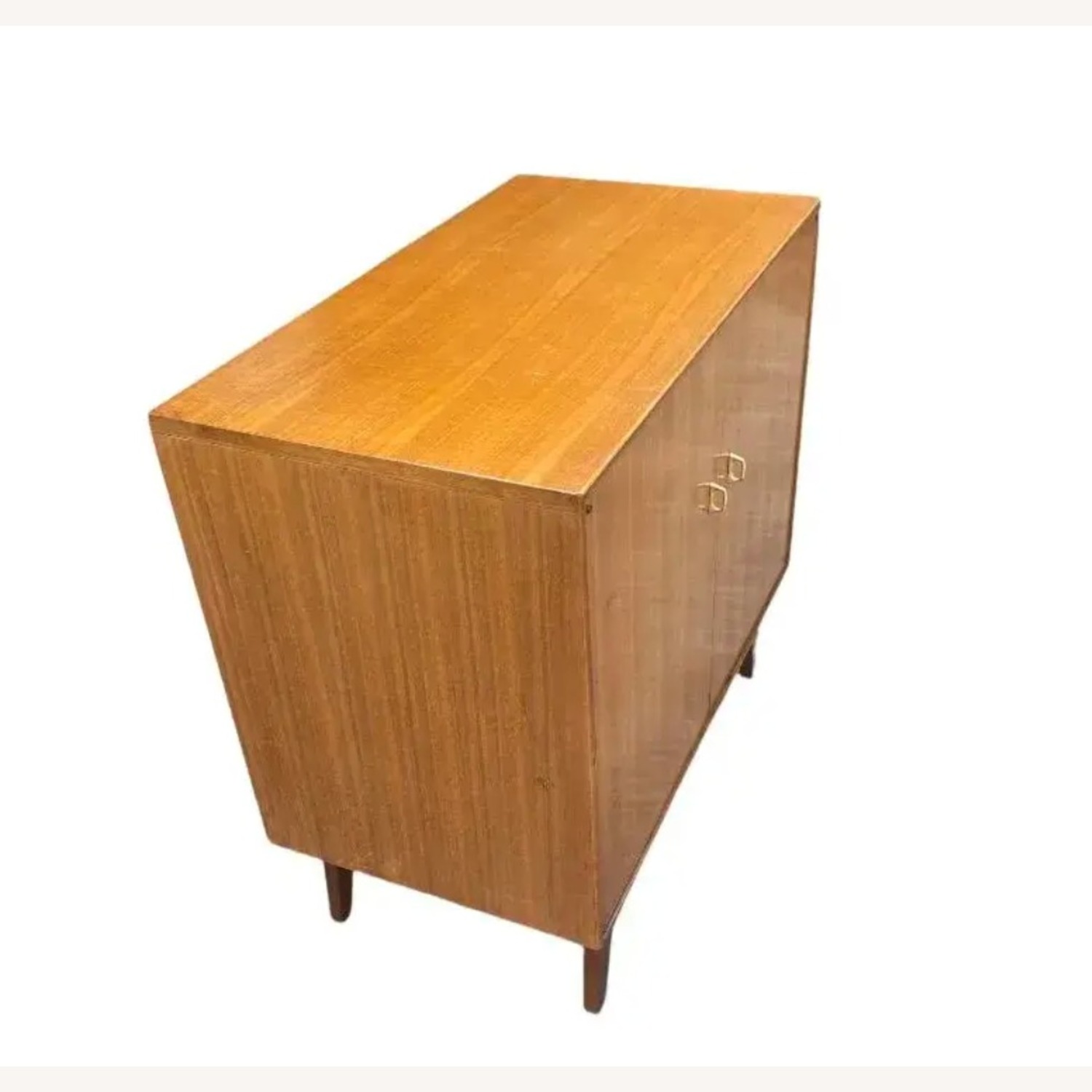 1950s Mid Century Rway Walnut and Brass Dresser - image-3